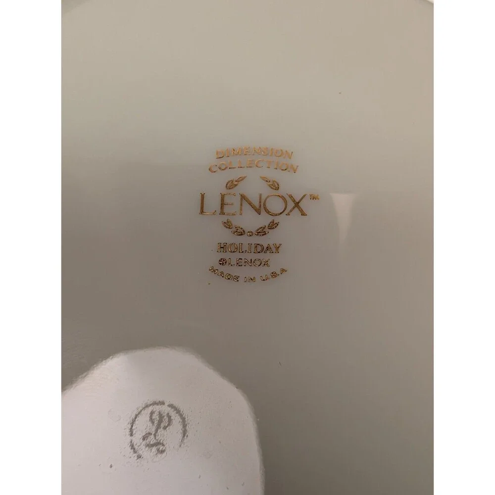 Lenox Holiday Dimension Bread & Butter Plate 6 3/8